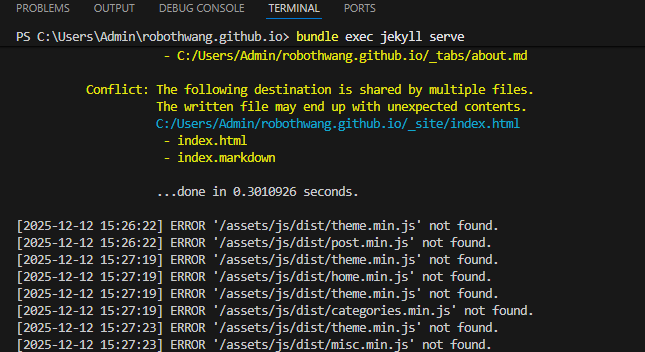 그림 1.6 Node.js error